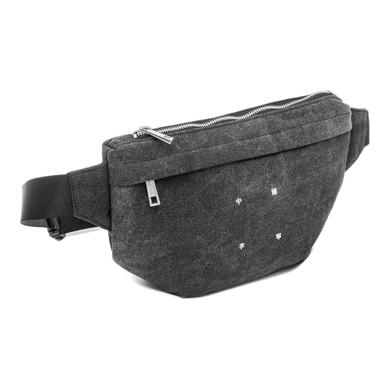 LiNing Vital Series Cotton Sling Bag Regular Unisex Black-1