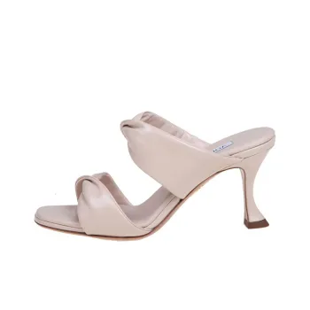AQUAZZURA Twist 95mm Leather Mules