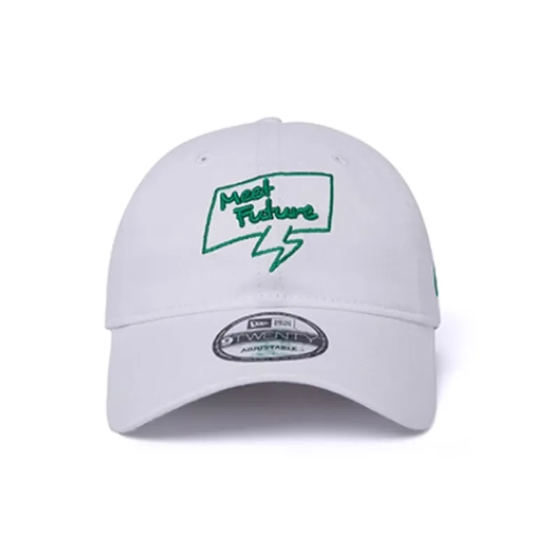 New Era Cotton Baseball Caps Unisex White-1