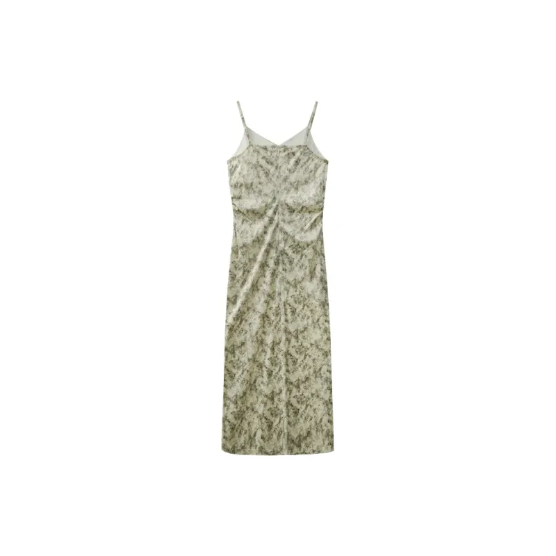 THE SEA LIFE Slip Dress Women's Moss Green-1
