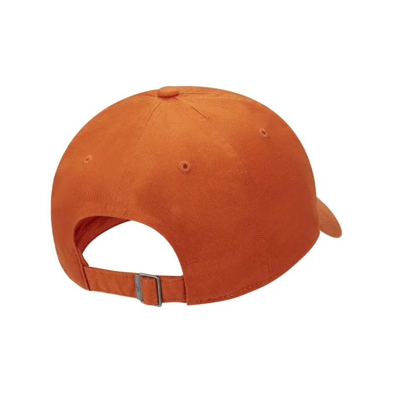 Nike Cotton Baseball Caps Unisex Orange-1