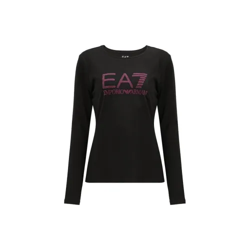 EMPORIO ARMANI EA7 T-Shirts Women's Black