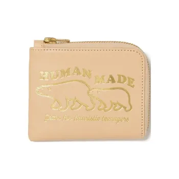 HUMAN MADE Cow Leather Wallet Unisex Light Umber