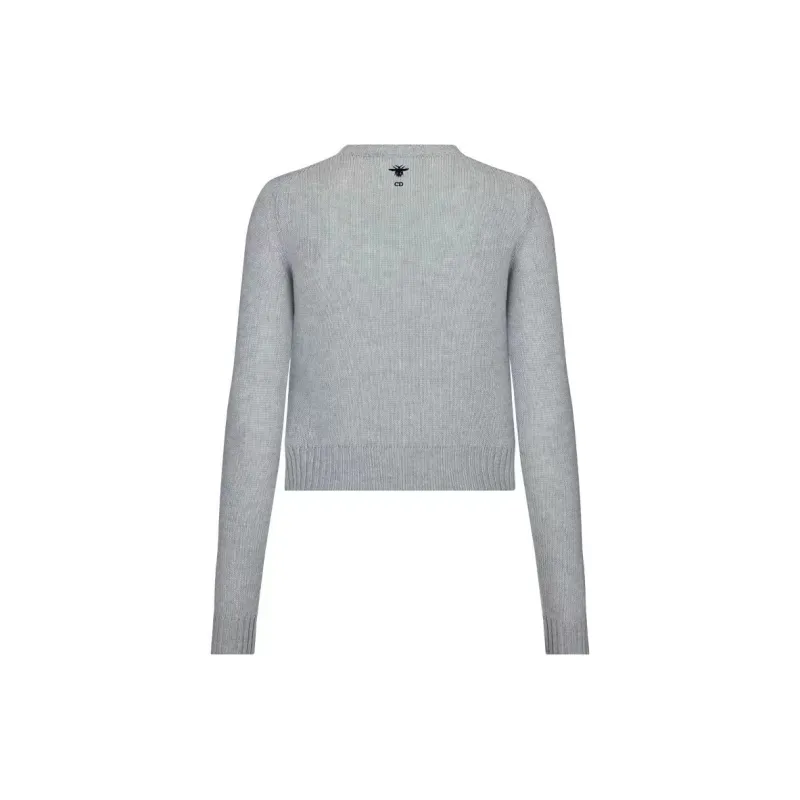 DIOR Cashmere Sweater Women's Gray-1