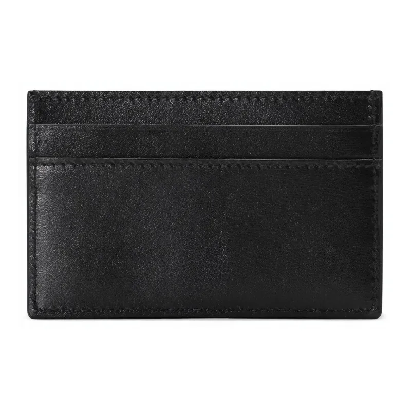 GUCCI GG Marmont Leather Card Holder Card Holder Men's Black-1