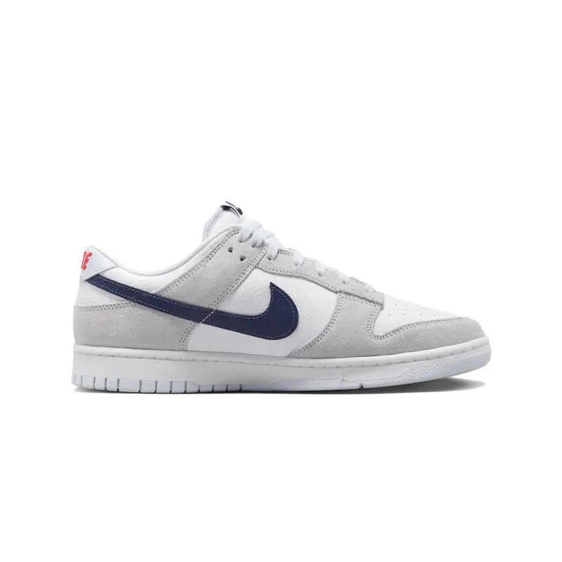 Nike Dunk Low White Grey Navy Aqua Mini Swoosh-1