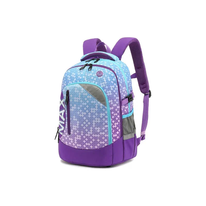 HERDER Polyester Polyester Backpack Large Size Unisex Pink-12