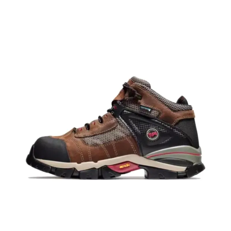 Timberland Pro Cushioning, Wear Resistant Low Top Outdoor Shoes Men's Brown Black-0