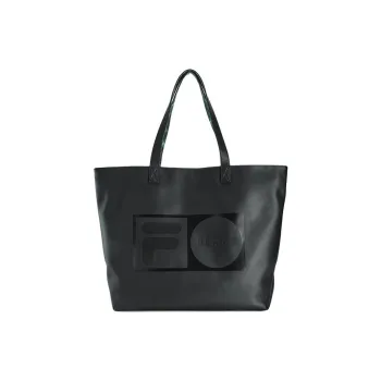 FILA FUSION ×BEAMS Collaboration PU One Shoulder Handbag Extra Small Unisex Pitch Black