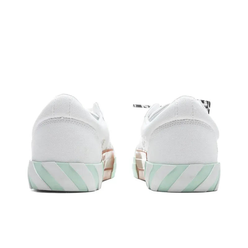 OFF WHITE Vulc Low Eco Canvas White Mint Green-4