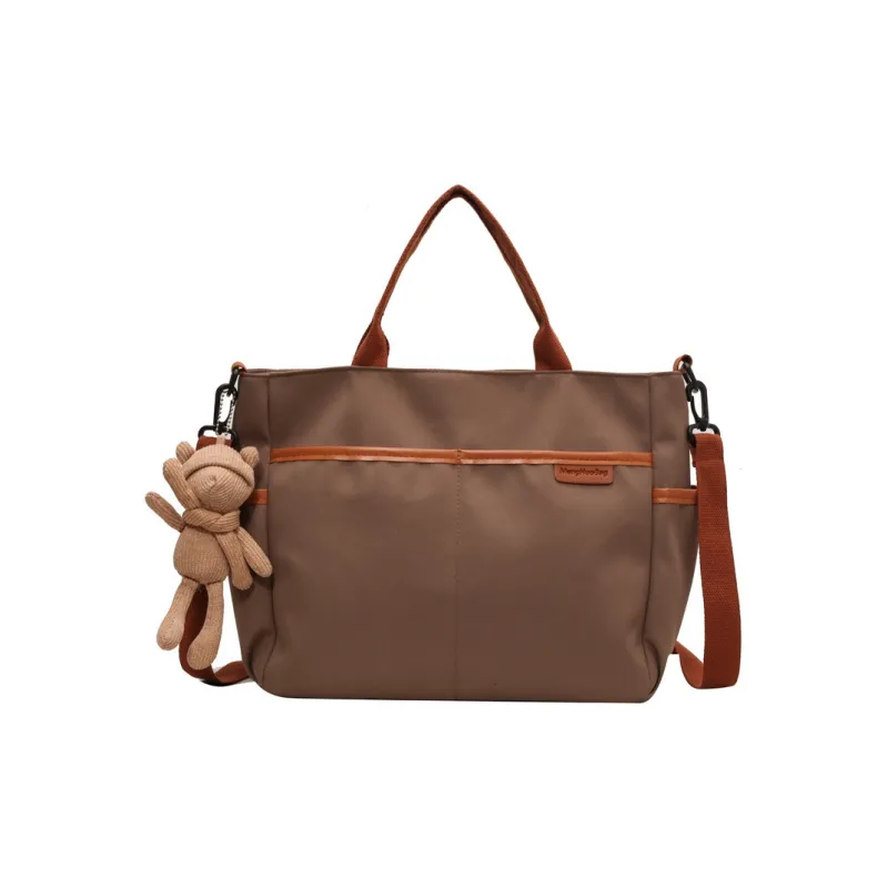 Duoluplo Doron Paul Oxford One Shoulder Handbag Women's Black/Ecru/Coffee/Khaki-6