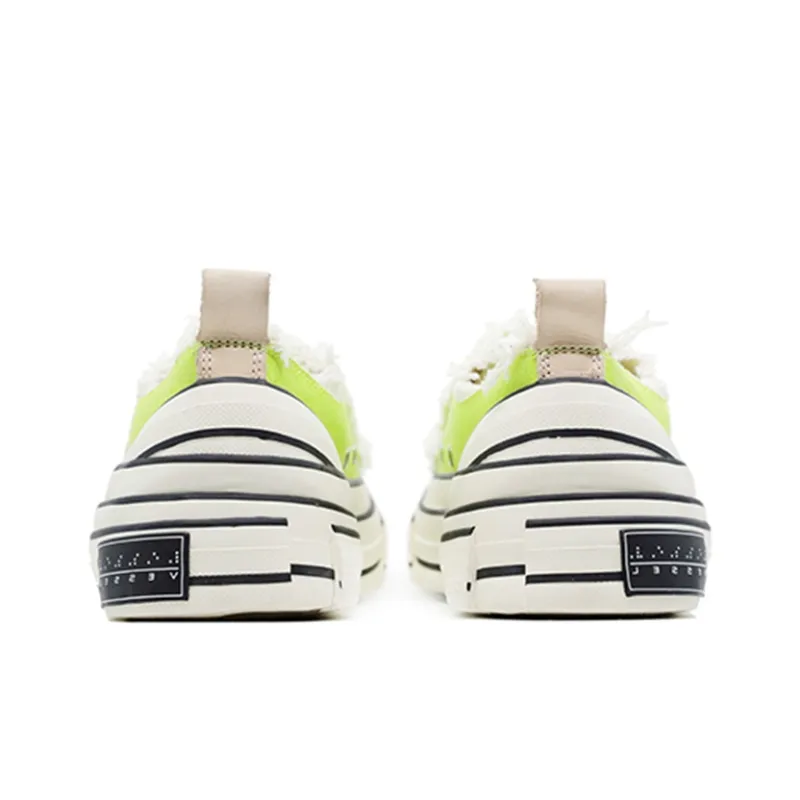 VESSEL Big Green G.O.P. Lows Non slip Lightweight Low Top Skateboard Shoes Unisex Neon Green-3