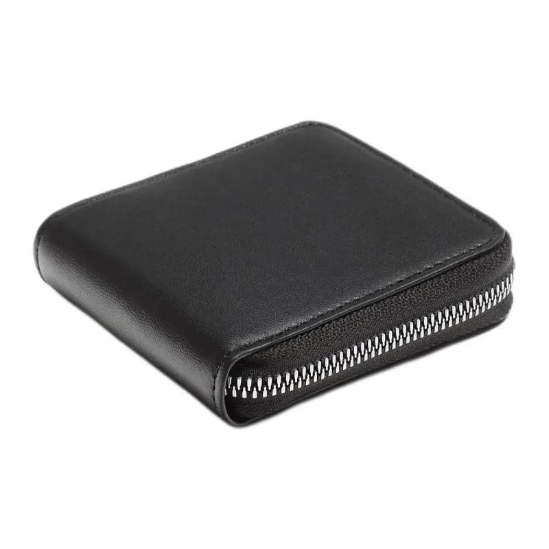 ZARA Polyurethane Wallet Men's Black-1
