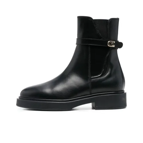 Furla Round-toe Chelsea Boots