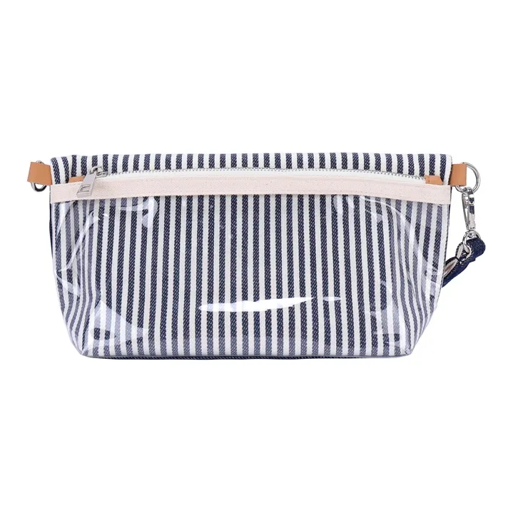 Hello Marche Fabric Canvas Bag, Shoulder Bag Unisex Stripes-2