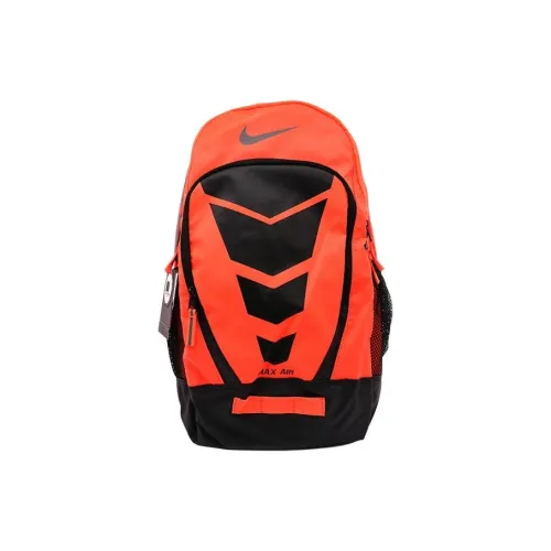 Nike Polyester Backpack Men's Orange & Black