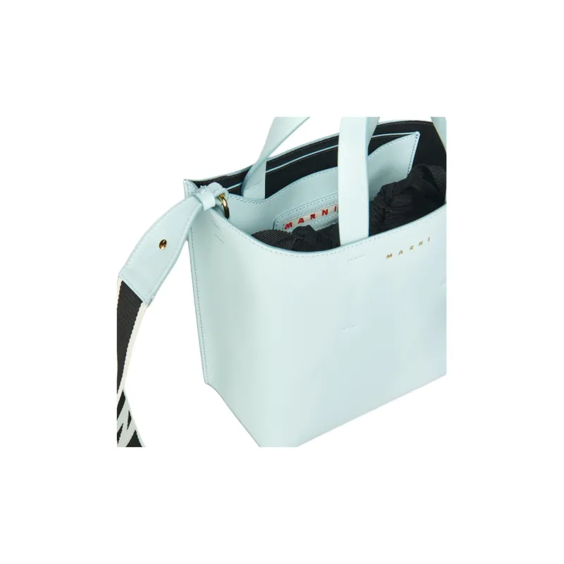 MARNI Museo Logo Printed Mini Tote Bag-4