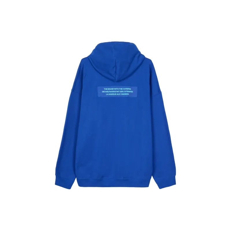 Adidas Originals BIG TREFOIL Sweatshirts Men Collegiate Blue-1