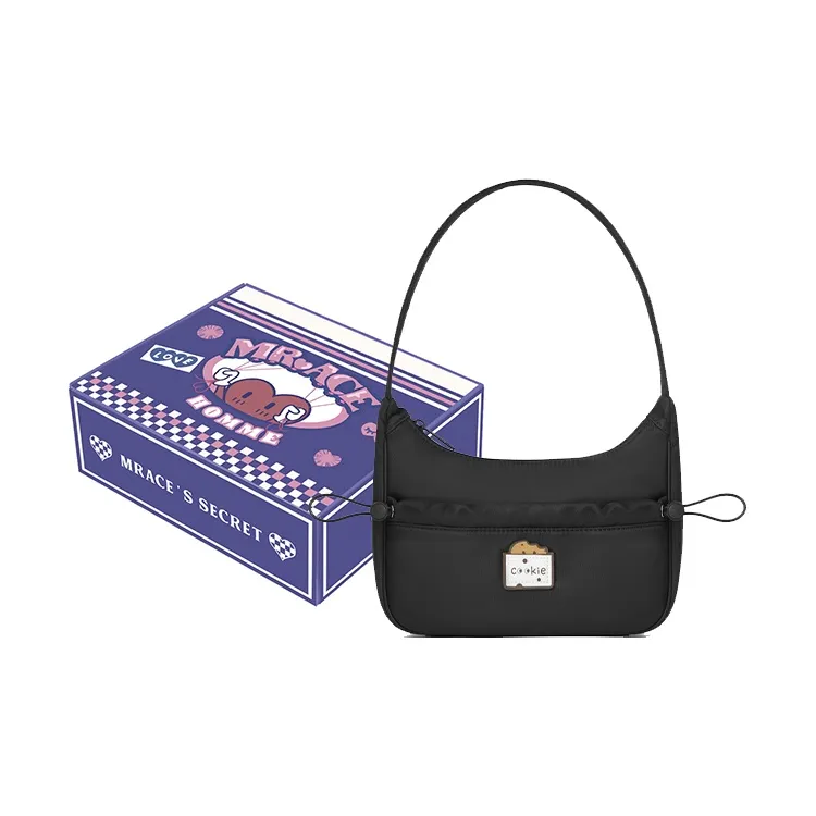 MR.ACE HOMME Polyamide Niche Handbag Lightweight Shoulder Bag Versatile Crescent Bag Women's-5