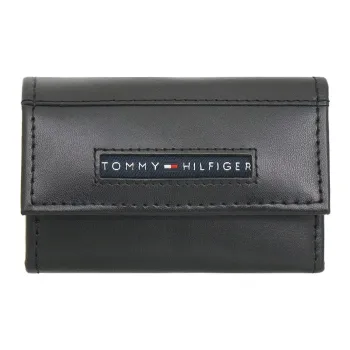 Tommy Hilfiger Leather Key Pouch Regular Men's Black