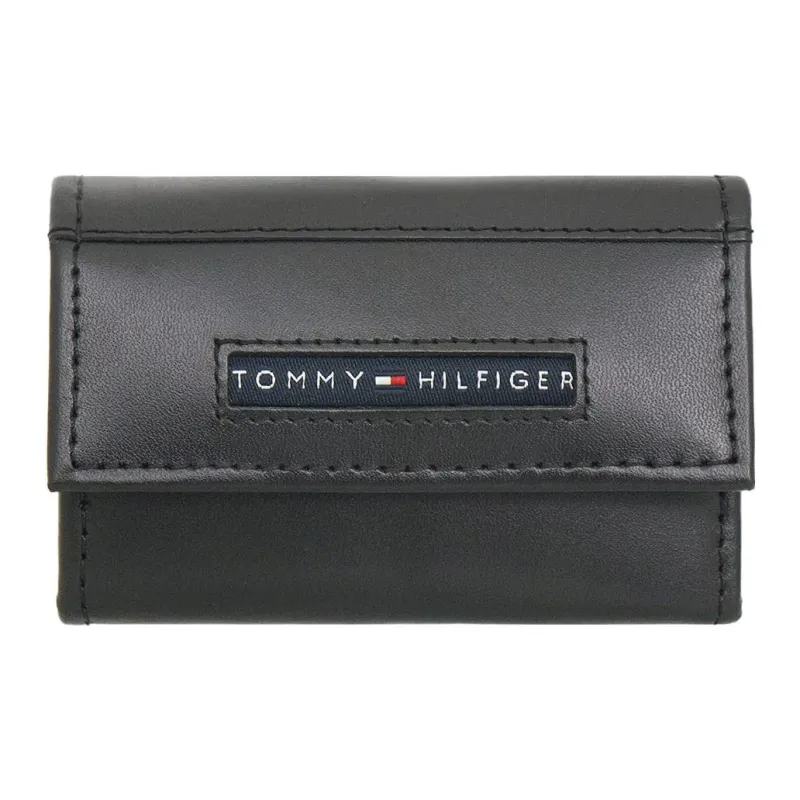 Tommy Hilfiger Leather Key Pouch Regular Men's Black-0
