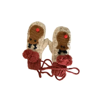 EQUIPMENTELEGANT Acrylic Polyester Knit Gloves Women's