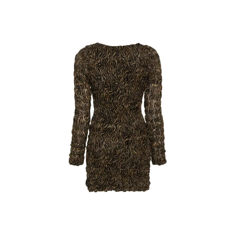 NANUSHKA Frensi Zebra print Minidress-1