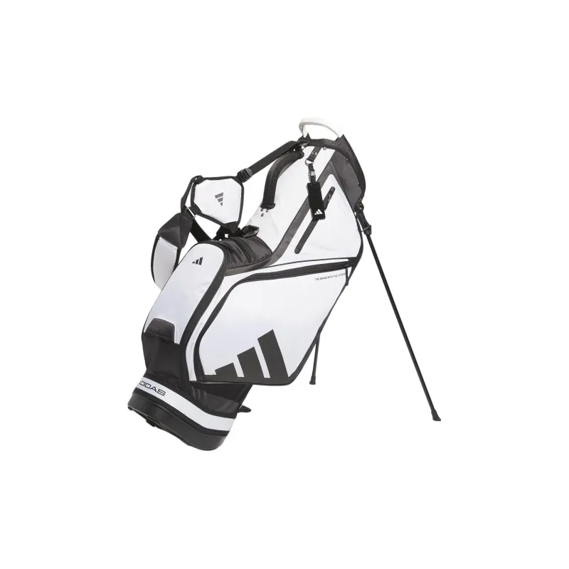 Adidas Polyester Golf Club Bag Gym Bag Unisex White & Black-2