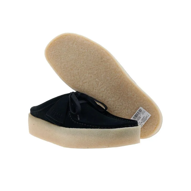 Clarks Originals Wallabee Cup Lo Black Warmlined Suede-5