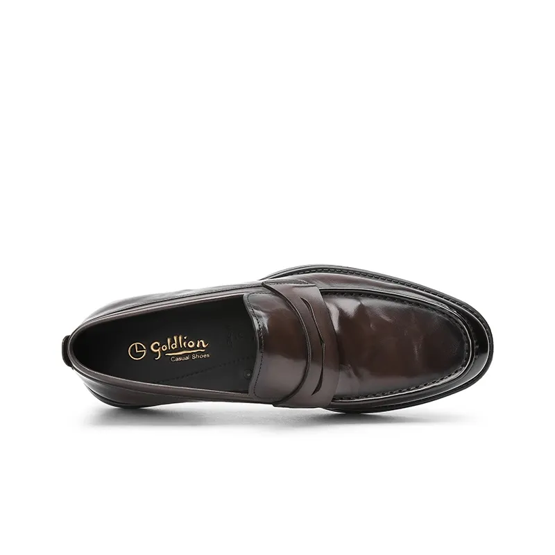 GOLDLION Loafers Men Black/Brown-7