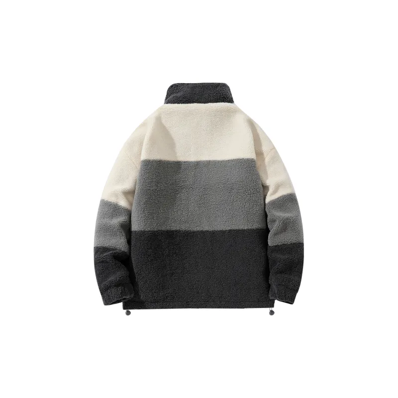 GROGNAK Panelled And Zippered Design Unisex Jacket-1