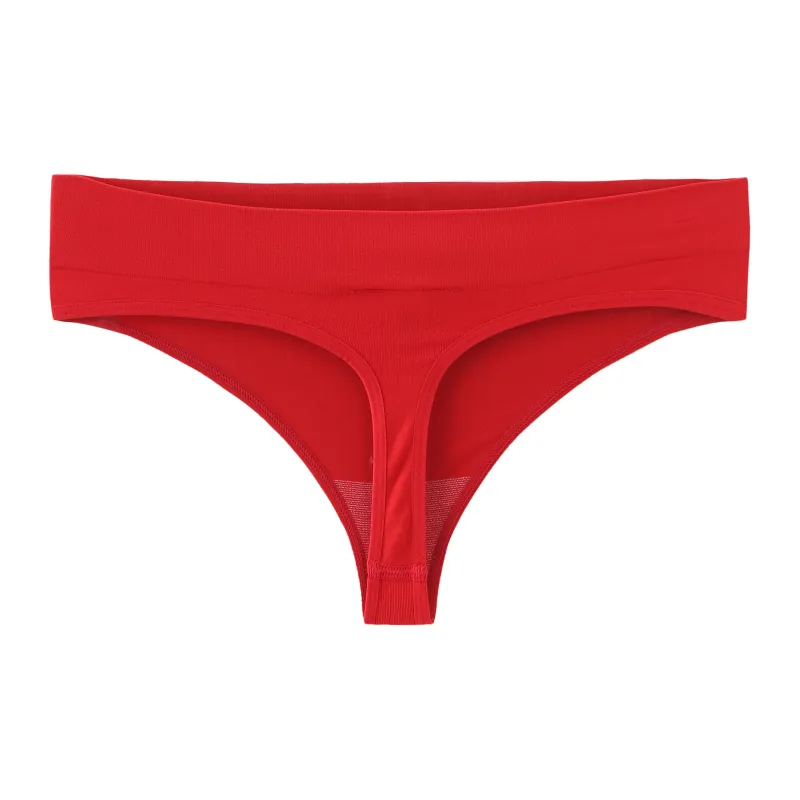 Adidas Originals Comfortable Skin-Friendly Breathable Anti-Friction Anti-Ballooning Women's 1 Pack Red-1