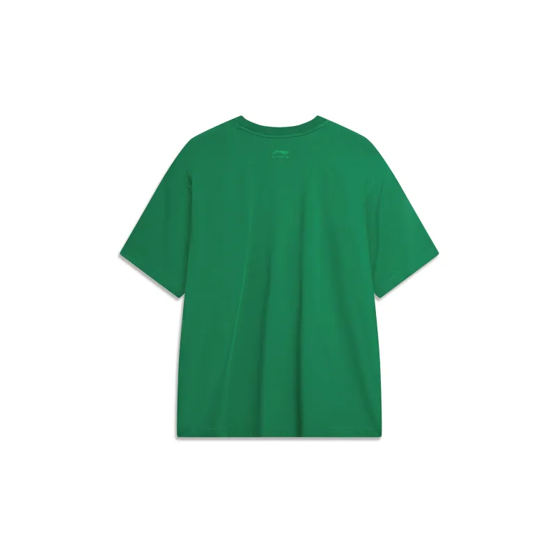 LiNing T Shirt Men's Turquoise Scallion Green-1