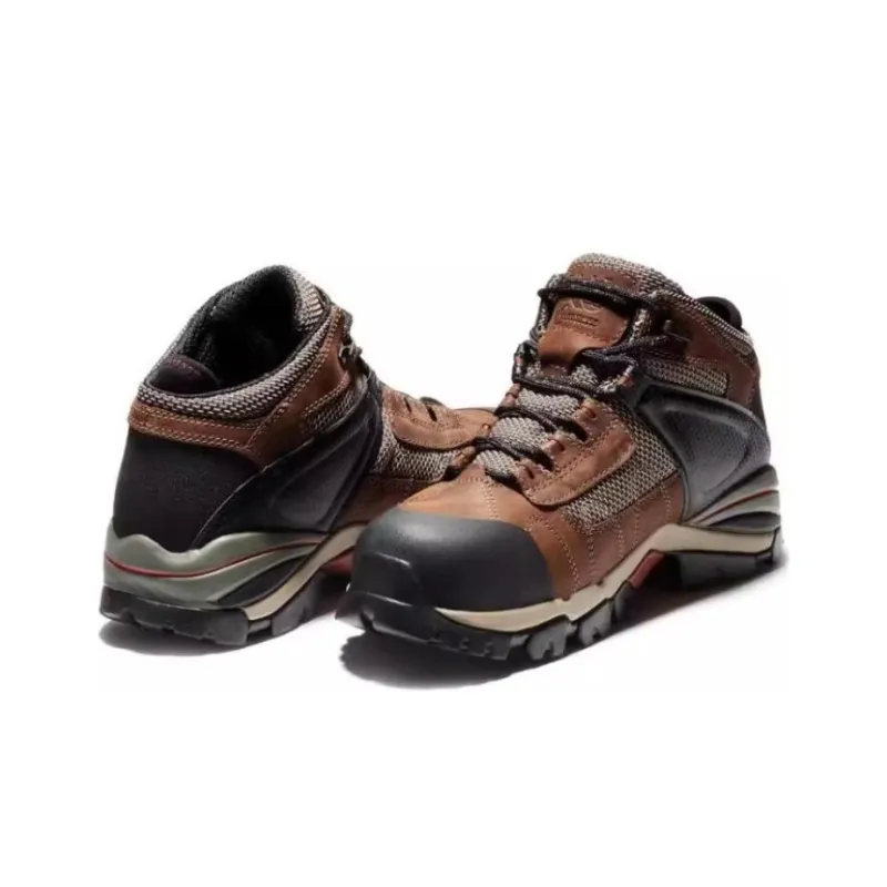 Timberland Pro Cushioning, Wear Resistant Low Top Outdoor Shoes Men's Brown Black-2