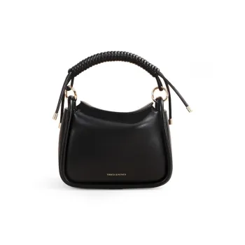 TOMATO&POTATO Cow Leather Shoulder Bag Women's Black