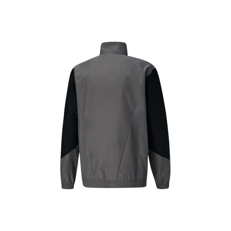 PUMA x FIRST MILE Collaboration Men's Woven Full Zip Running Jacket Jackets Coats Men's Dark Gray-1