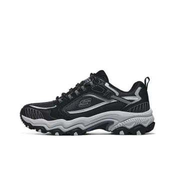 Skechers OUTDOOR Cushioning Lightweight Low Top Outdoor Shoes Men's Black