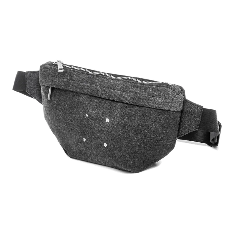 LiNing Vital Series Cotton Sling Bag Regular Unisex Black-2