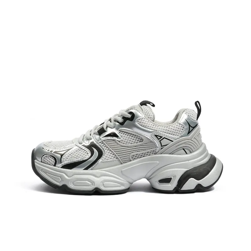 CENTRAL&KITTY Wear-resistant And Lightweight Low-Top Chunky Sneakers Women's-0