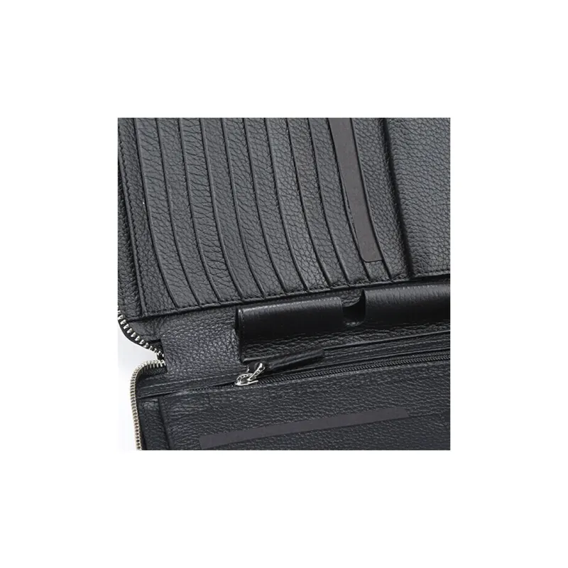 MONTBLANC Cow Leather Wallet Men's Black-5