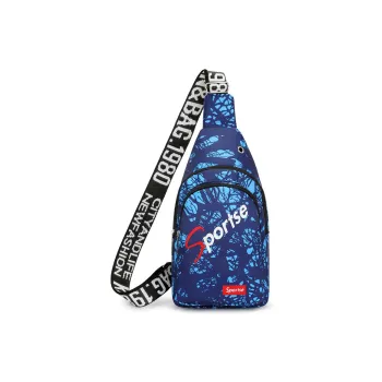 Aini Rabbit Oxford Waterdrop Shaped Bag Sling Bag Large Size Unisex Blue/Red/Green/Gray