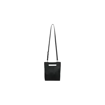 ZARA Sheepskin Tote Bag Shopping Bag Clutch Portable Crossbody One Shoulder Unisex Black