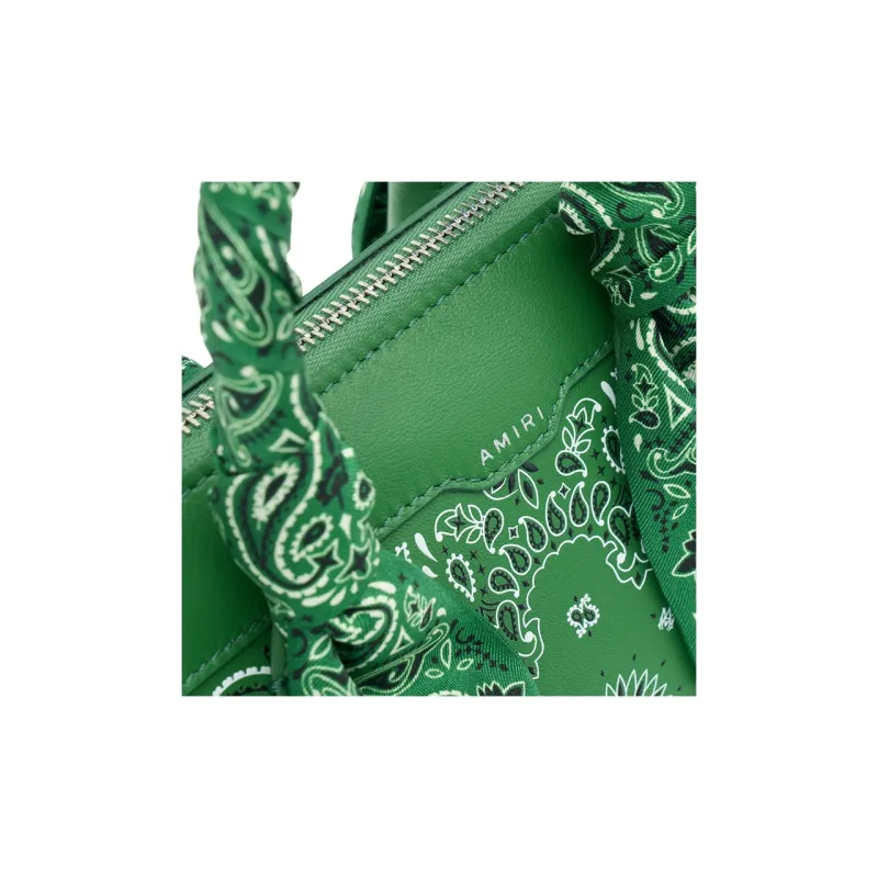 AMIRI Nappa Leather Shoulder Bag Crossbody Bag Handbags Mini Women's Green-2