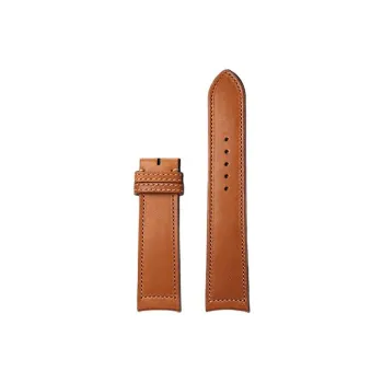 JAEGER-LECOULTRE Cow Leather Watch Refurbishing 75*120mm Men's Watches Orange QC050816