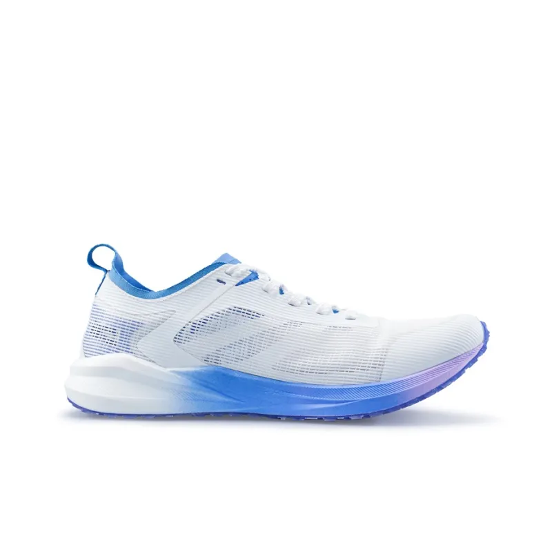 VICTORY LIGHT Cushioning, Slip Resistant, And Abrasion Resistant Low Top Sprint Running Shoes Unisex White Purple-1
