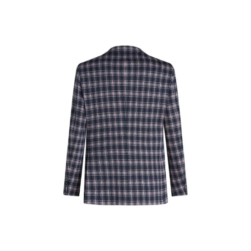 ETRO Checked Shawl-lapels Blazer-1