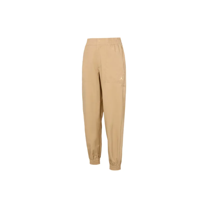 Jordan Knitted Sweatpants Women's Desert Yellow-1