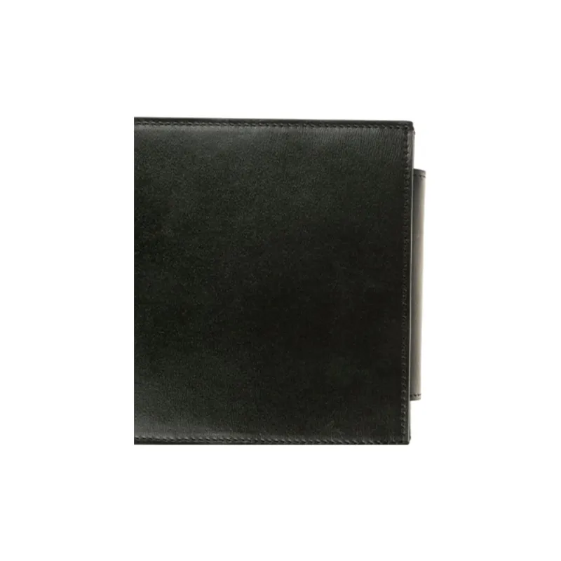 AMIPARIS Cow Leather With Cotton Shoulder Bag Crossbody Bag Wallet Card Holder Men's Black-3