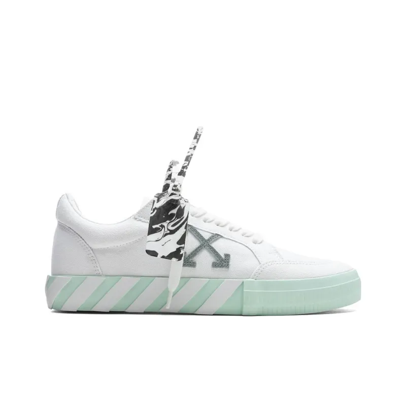 OFF WHITE Vulc Low Eco Canvas White Mint Green-1