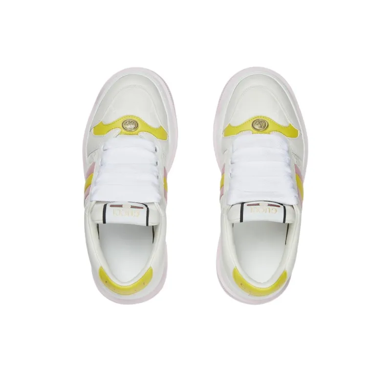 GUCCI Screener Dusty Shoes Low Top Skateboard Shoes Women's Pink-2